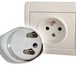 Power sockets type E are used