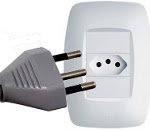 Power plug sockets type N are used in Brazil