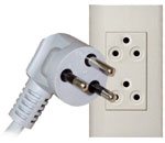 Power plug sockets type O are used in Thailand